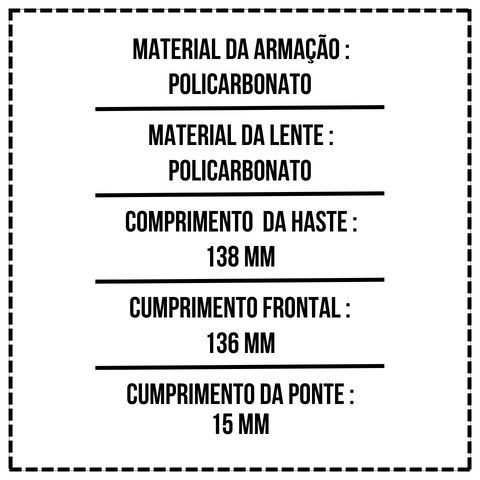 ÓCULOS AMAZÔNIA (promocional)