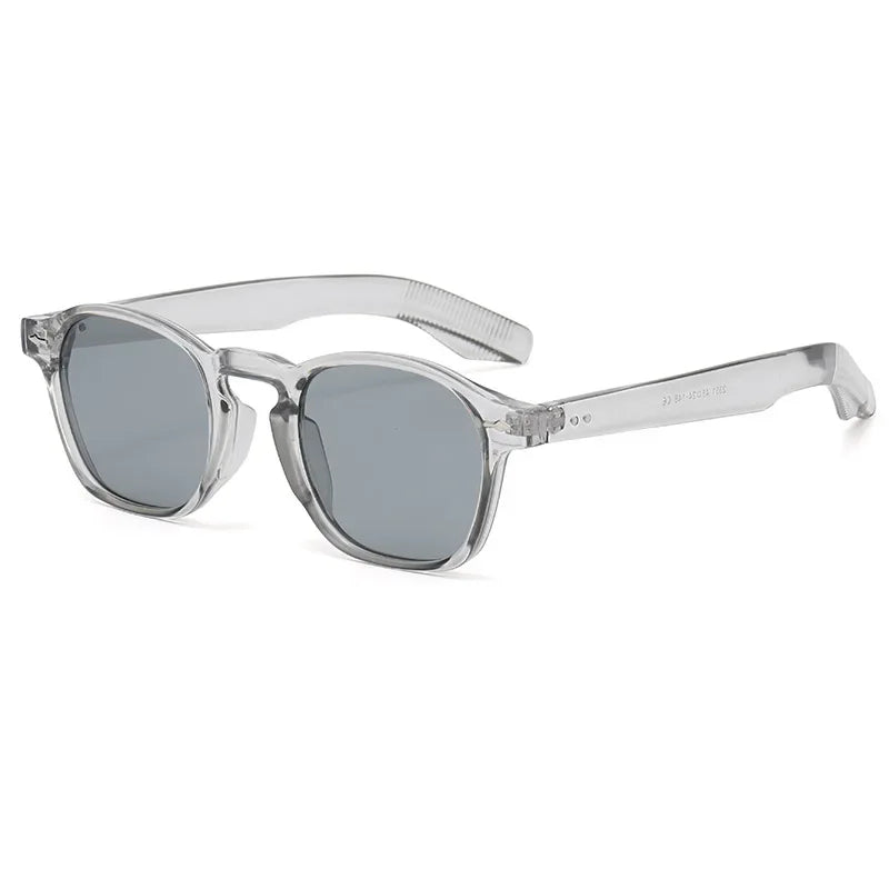 Trendy New Sunglasses for Men High Quality Blue Fashionable Rectangle Sunglasses for Women Retro Glasses