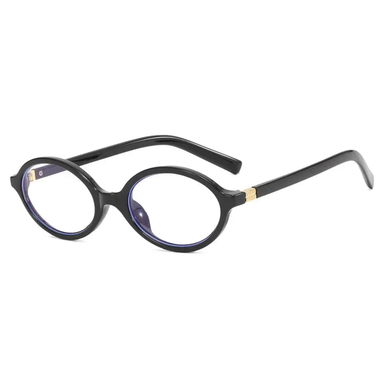 Oval Small Frame Luxury Brand Woman Sunglasses Women Retro Female Glasses Anti-blue Light Eyeglasses Trend Ladies Sunglasse men