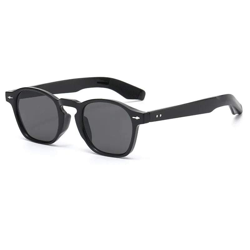 Trendy New Sunglasses for Men High Quality Blue Fashionable Rectangle Sunglasses for Women Retro Glasses